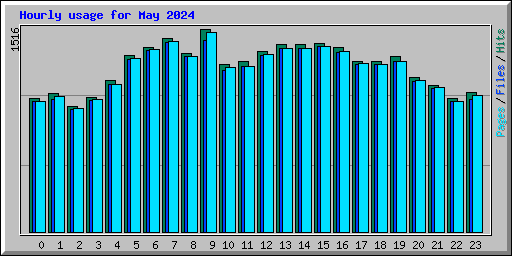 Hourly usage for May 2024